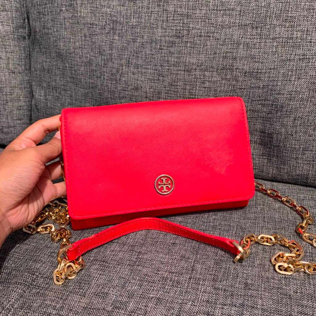 Preloved Tas TB Robinson Woc Crossbody Red Authentic Original