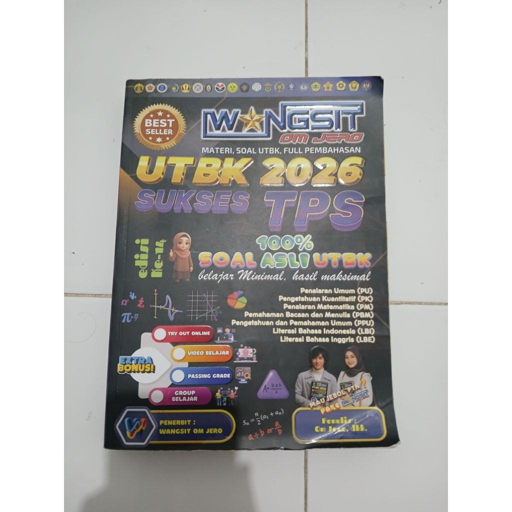 (PRELOVED) WANGSIT OM JERO SUKSES UTBK 2026 + RUMUS SAKTI