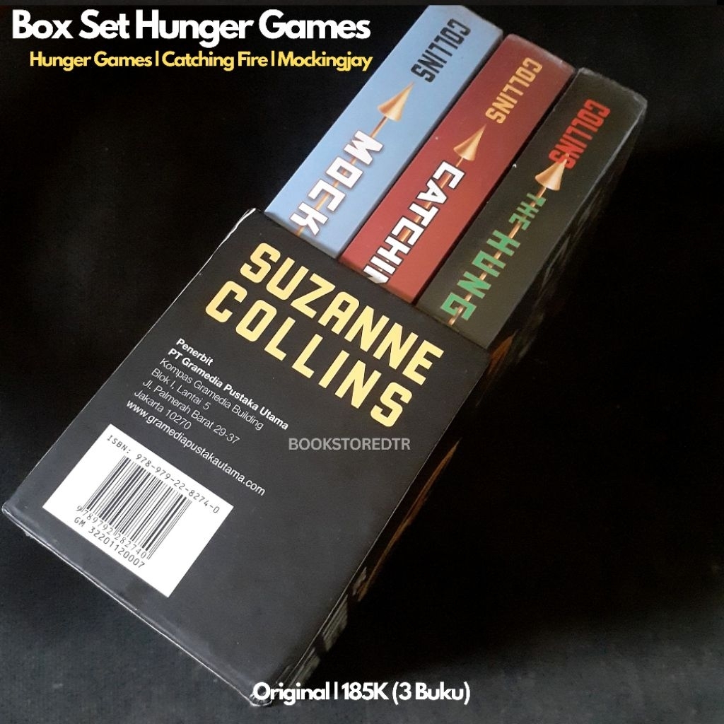 Box Set Novel Hunger Games (3 Buku)