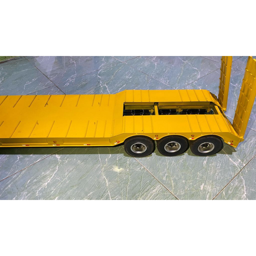 LOWBOY TRAILER Rc truk skala 1/14 scania hino dll