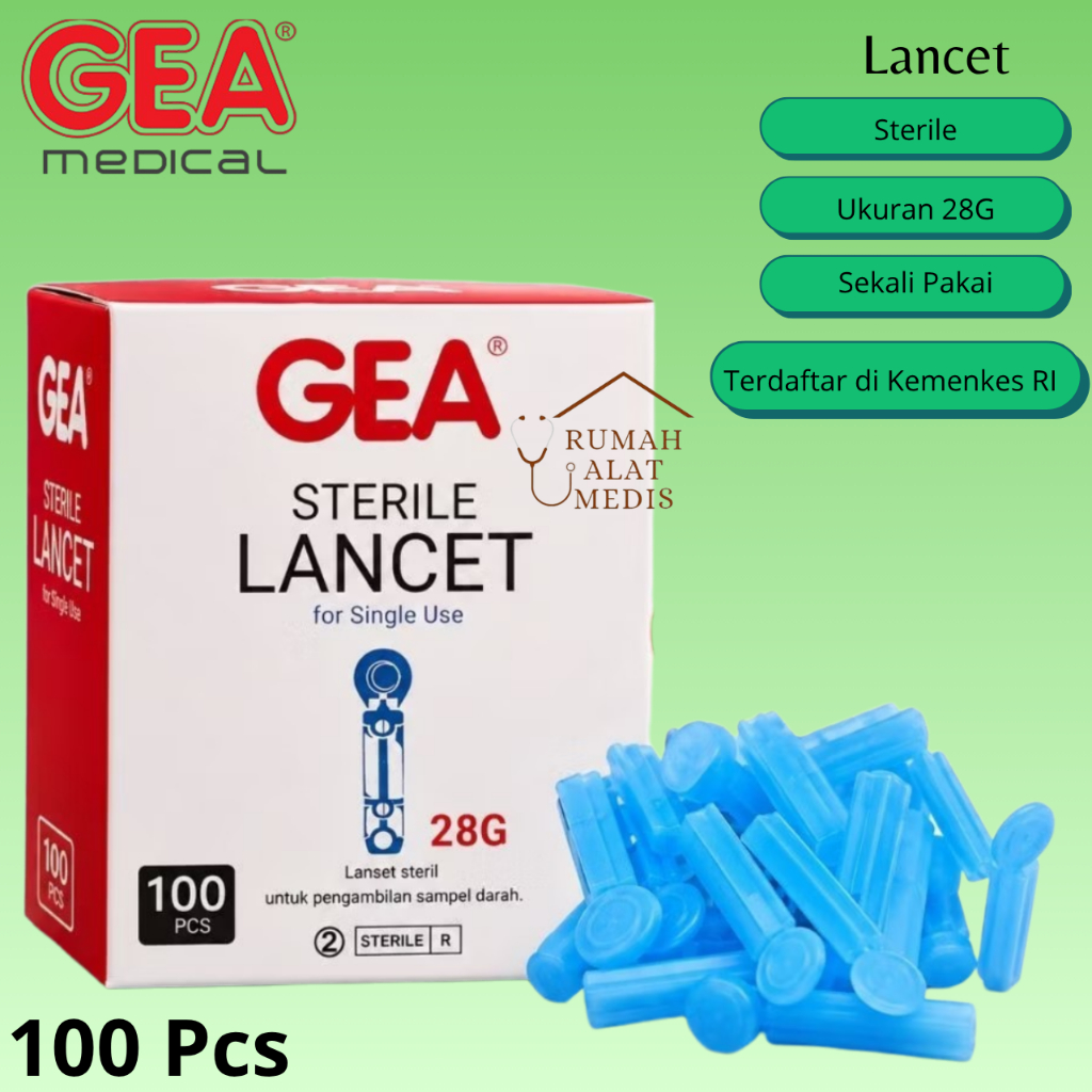 Jarum Lancet isi 100 Lancet Blood Lancet
