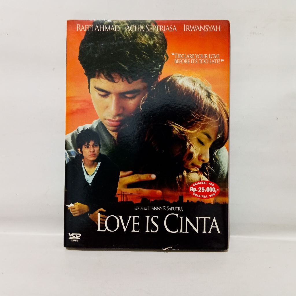 VCD Love Is Cinta - Irwansyah Acha Septriasa Raffi Ahmad