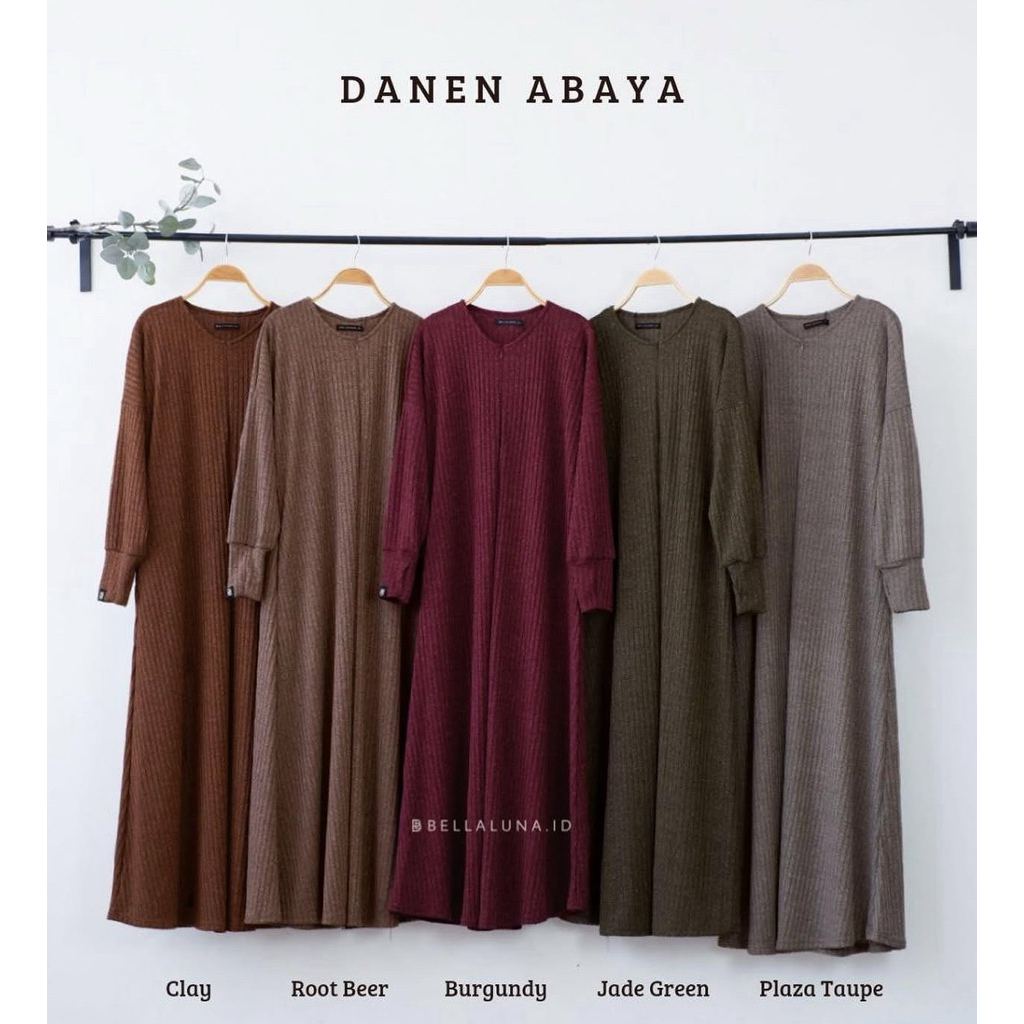 PRELOVED PL ABAYA KNIT RAJUT RIB RINGAN ADEM DANEEN BAHAN LIKE SWABAYA SIDRA COTTON KAOS COMBED GAMI