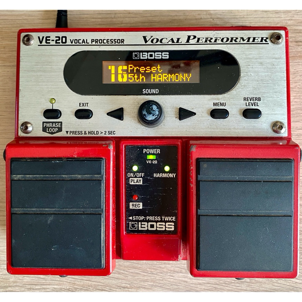 Boss ve-20 Effect vocal