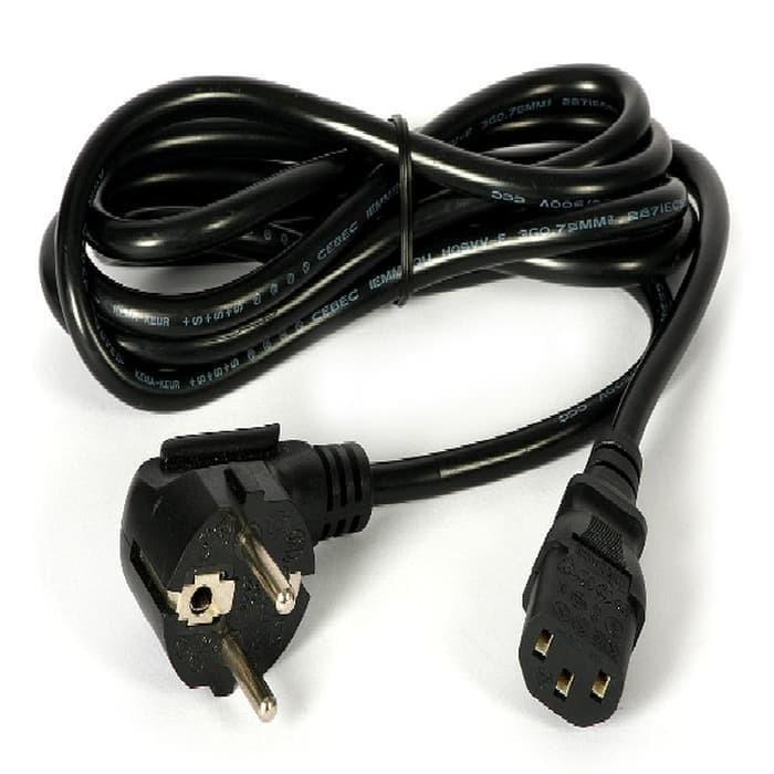 Kabel Power PC 1,5meter /  Monitor /  Komputer / Power CPU / Laptop / PROYEKTOR / MIXER ( BISA COD )