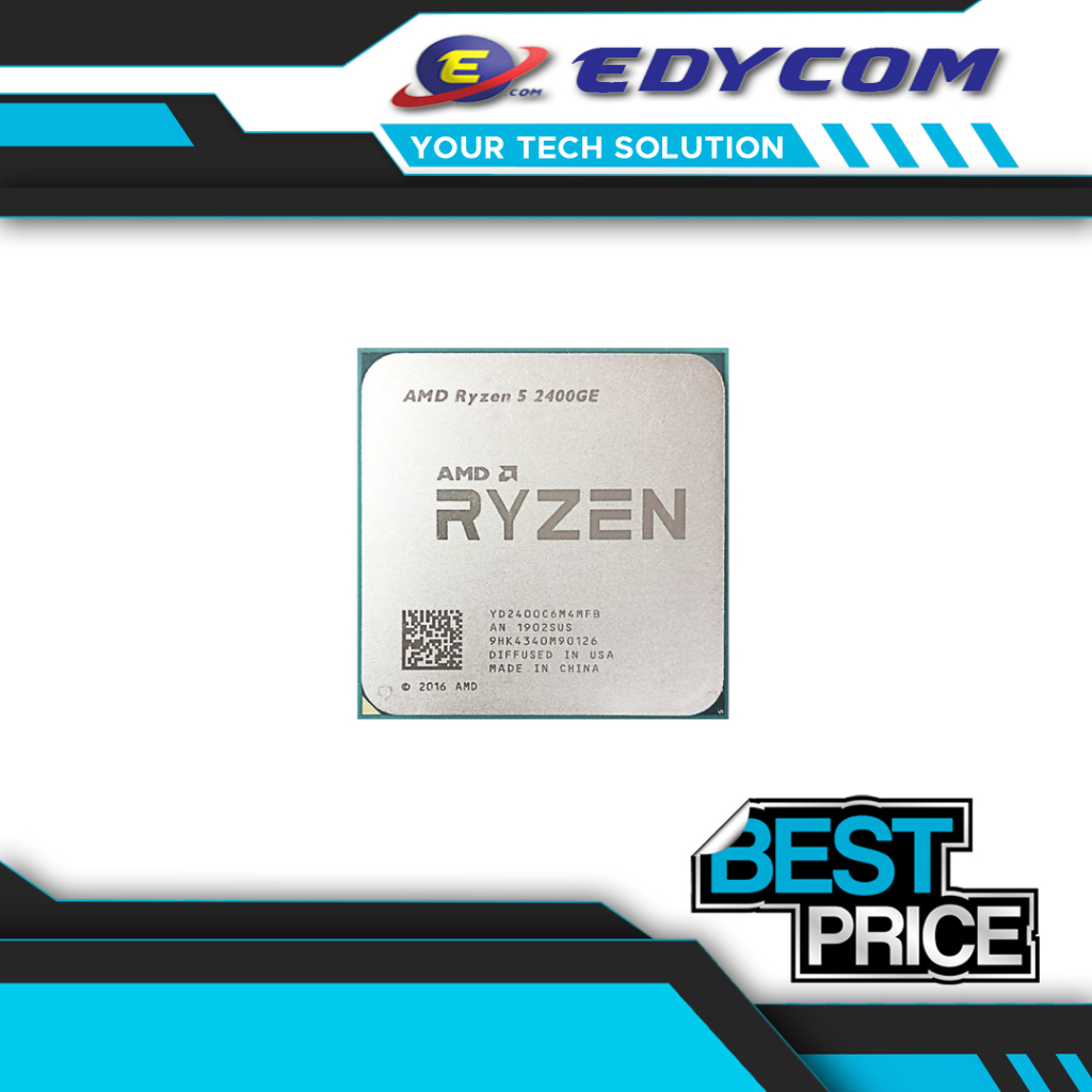 PROCESSOR AMD RYZEN 5 2400GE TRAY SOCKET AM4