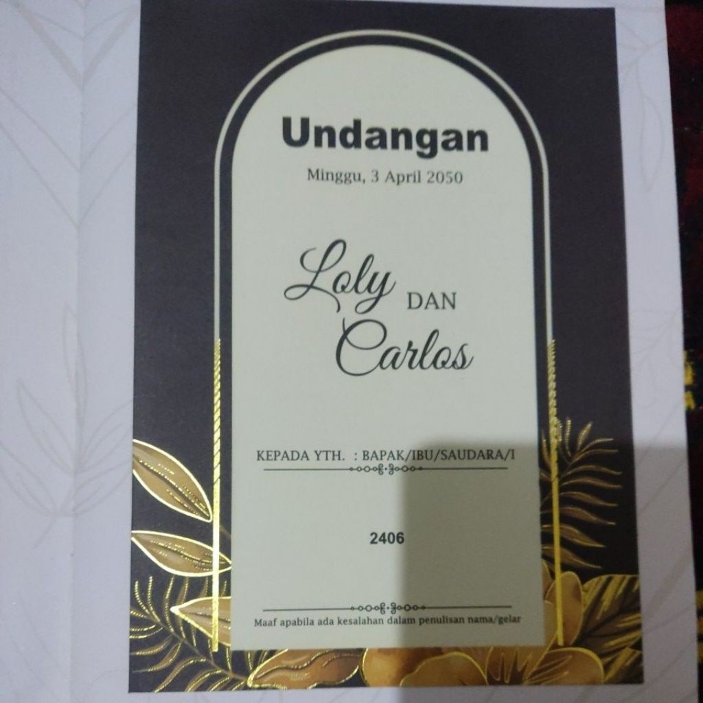 Undangan Erba 2406