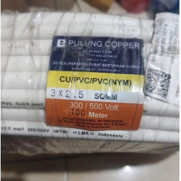 kabel 3x2,5 nym pulung copper 100m