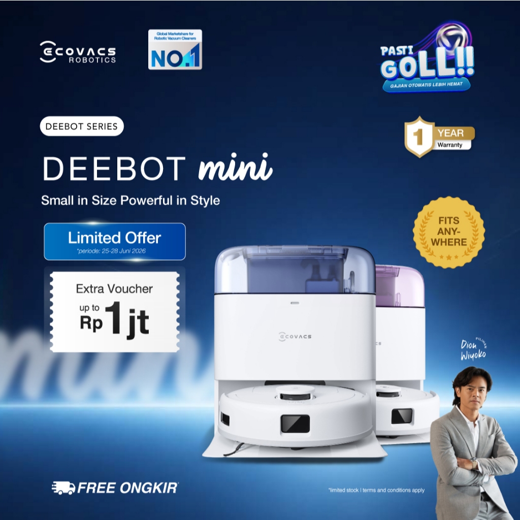 ECOVACS DEEBOT MINI Robot Vacuum Cleaner Compact But Powerful | LDS LiDAR & Line Laser | ZeroTangle 