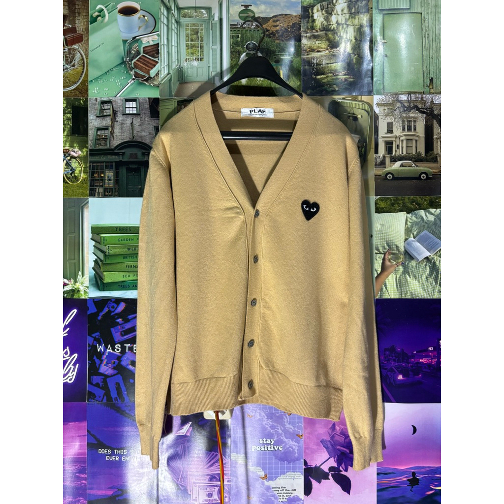 CDG Comme des Garcons Cardigan Sweater in Cotton Knitwear Preloved