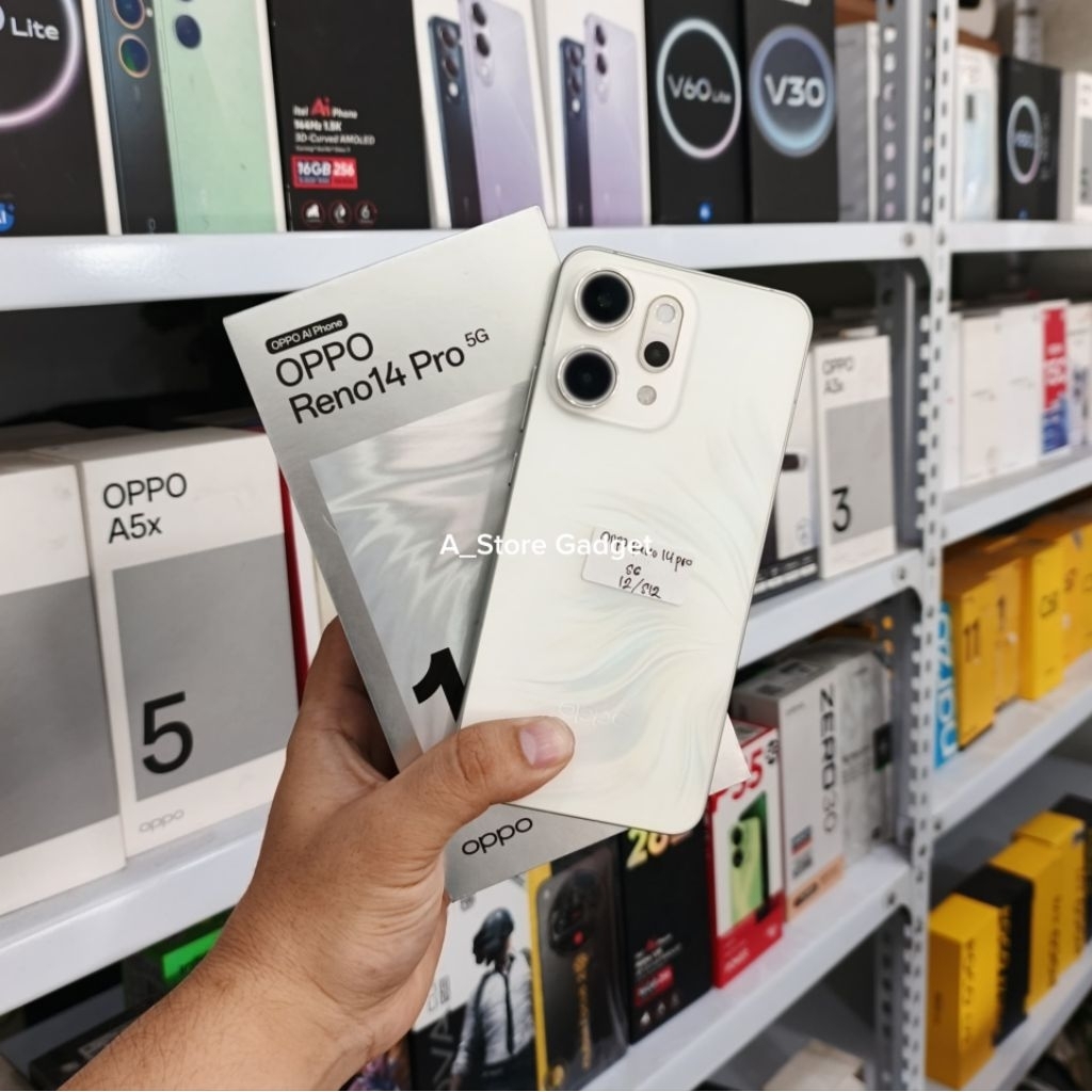 OPPO RENO 14 PRO 5G 12/512 SECOND FULLSET ORIGINAL