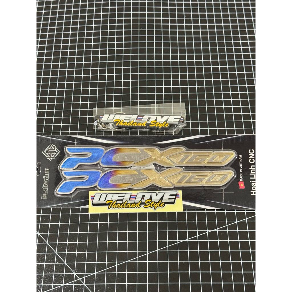 EMBLEM BODI TITANIUM PCX 160