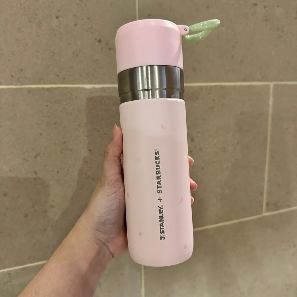 [EXCLUSIVE] NEW Tumbler Starbucks x STANLEY Soft Pink Spring 2026 Stainless Original Starbucks