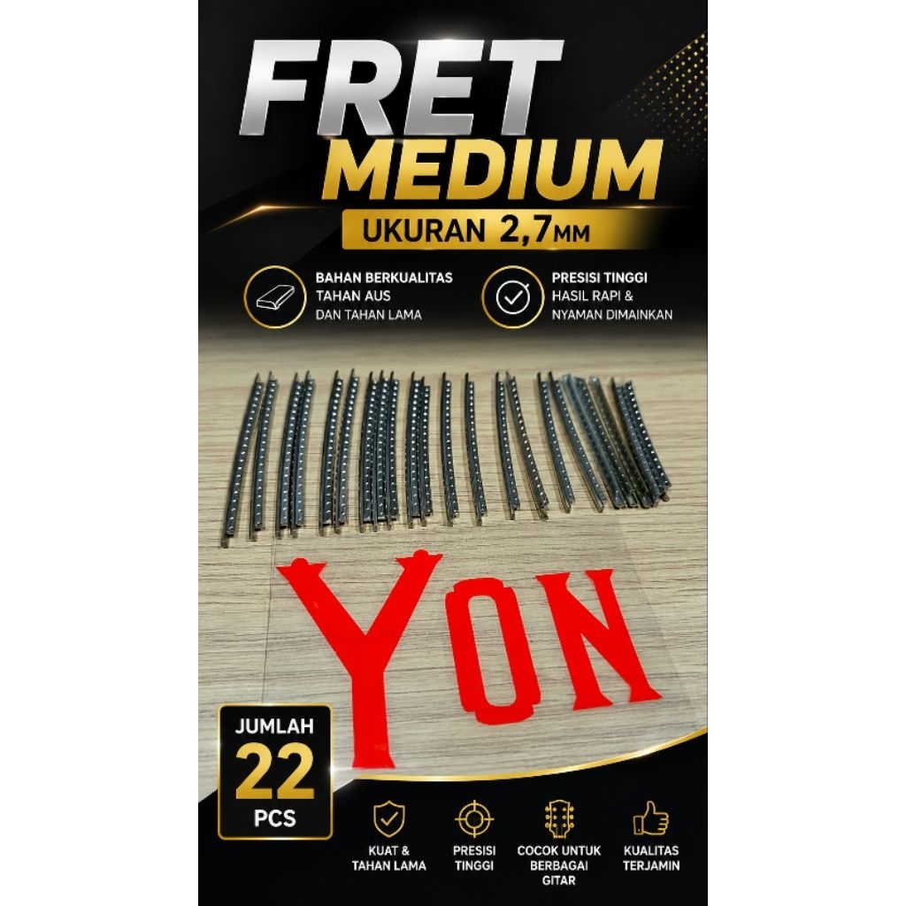 Fret Gitar Medium UK 2,7 (22 pcs)