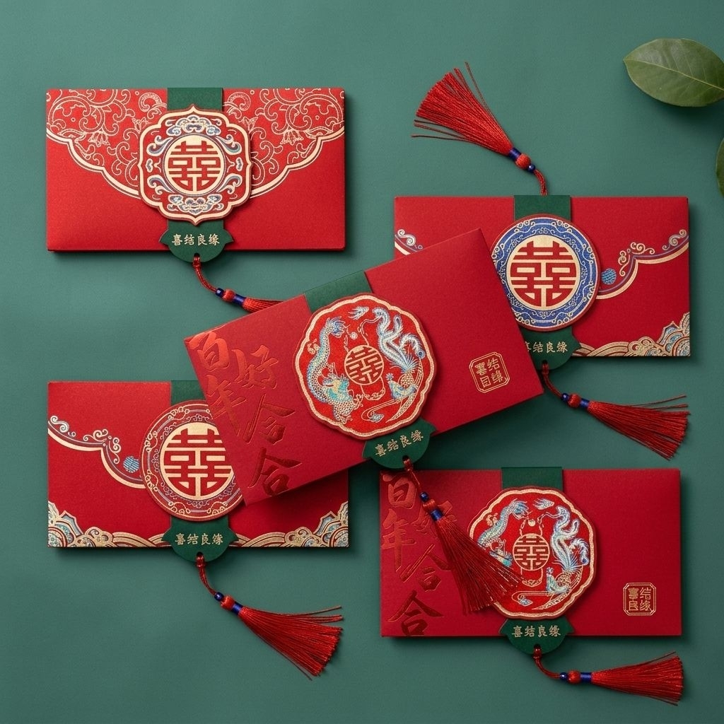 KERTAS AMPAO WEDDING, SANGJIT, SANJIT, HONG BAO, SHUANG XI 1395