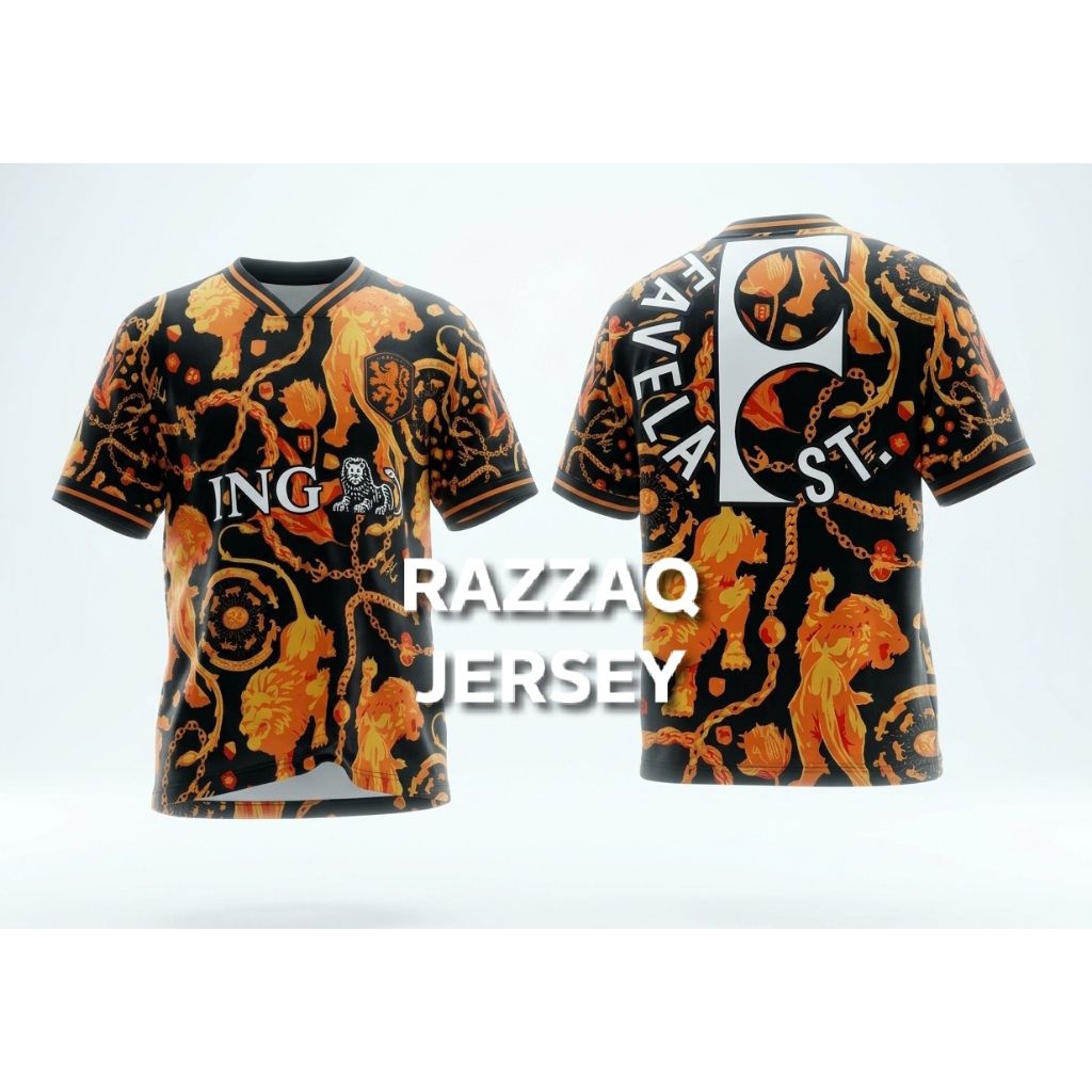 JERSEY TIMNAS BELANDA HOLLAND PREMATCH 2026 FULL PRINTING