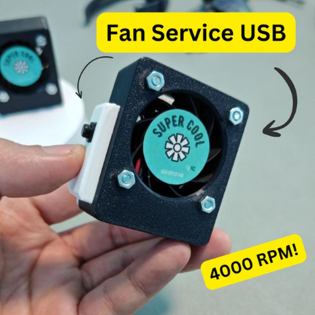 Kipas Service Mini 4000rpm / Kipas Asap High Speed 4000 rpm / Kipas Mini 4000 rpm