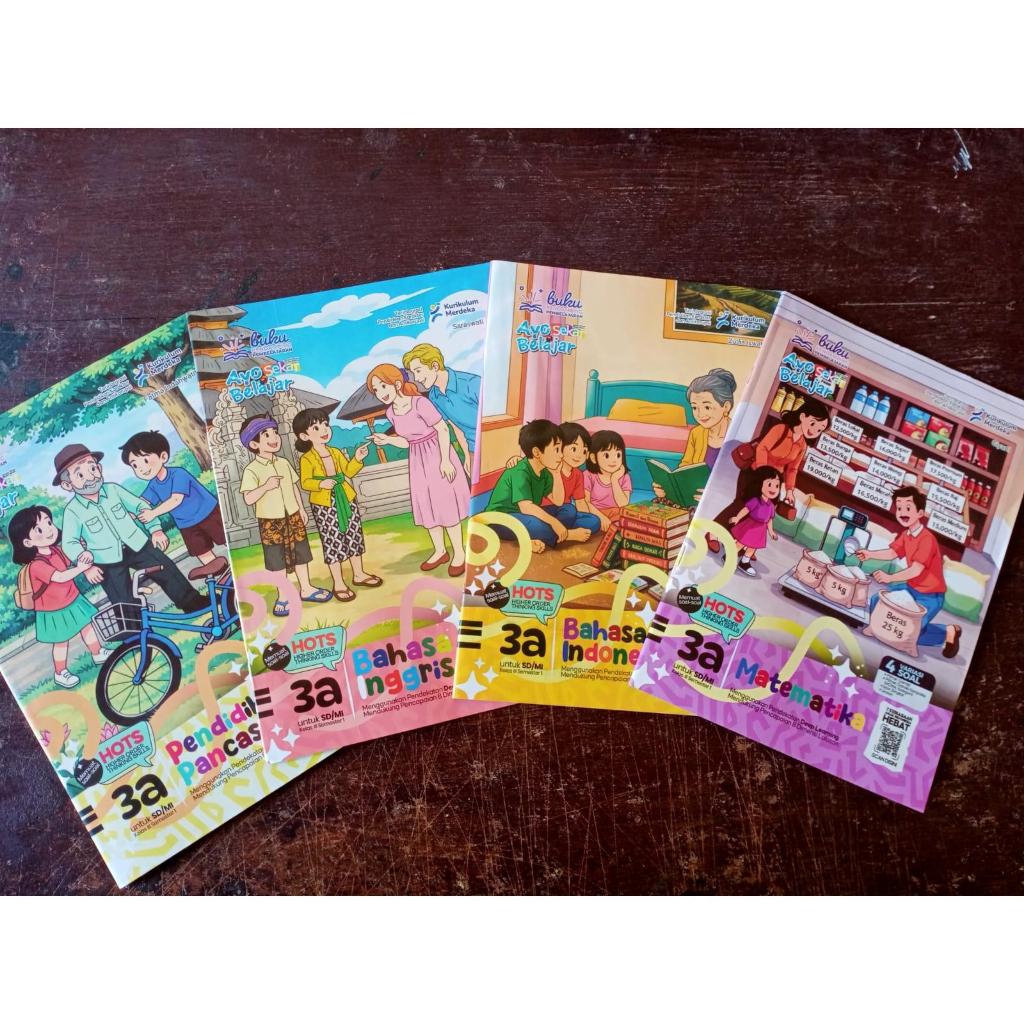 BUKU LKS KELAS 3 KURIKULUM MERDEKA ORIGINAL | LKS SEKAR GRIYA PUSTAKA PERKASA SEMESTER 1