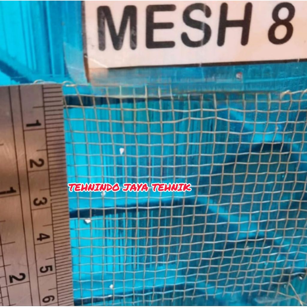 kawat wiremesh 8tebal kawat 1mm stainless ss 304 / kawat nyamuk loket  sus 304 wiremesh 8x1 meteran.