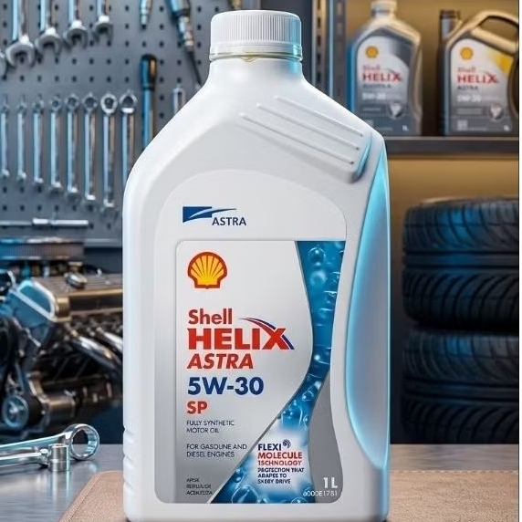 Oli Mobil Shell Helix ASTRA 5W-30 API SN + | SHELL ASTRA 1 LITER