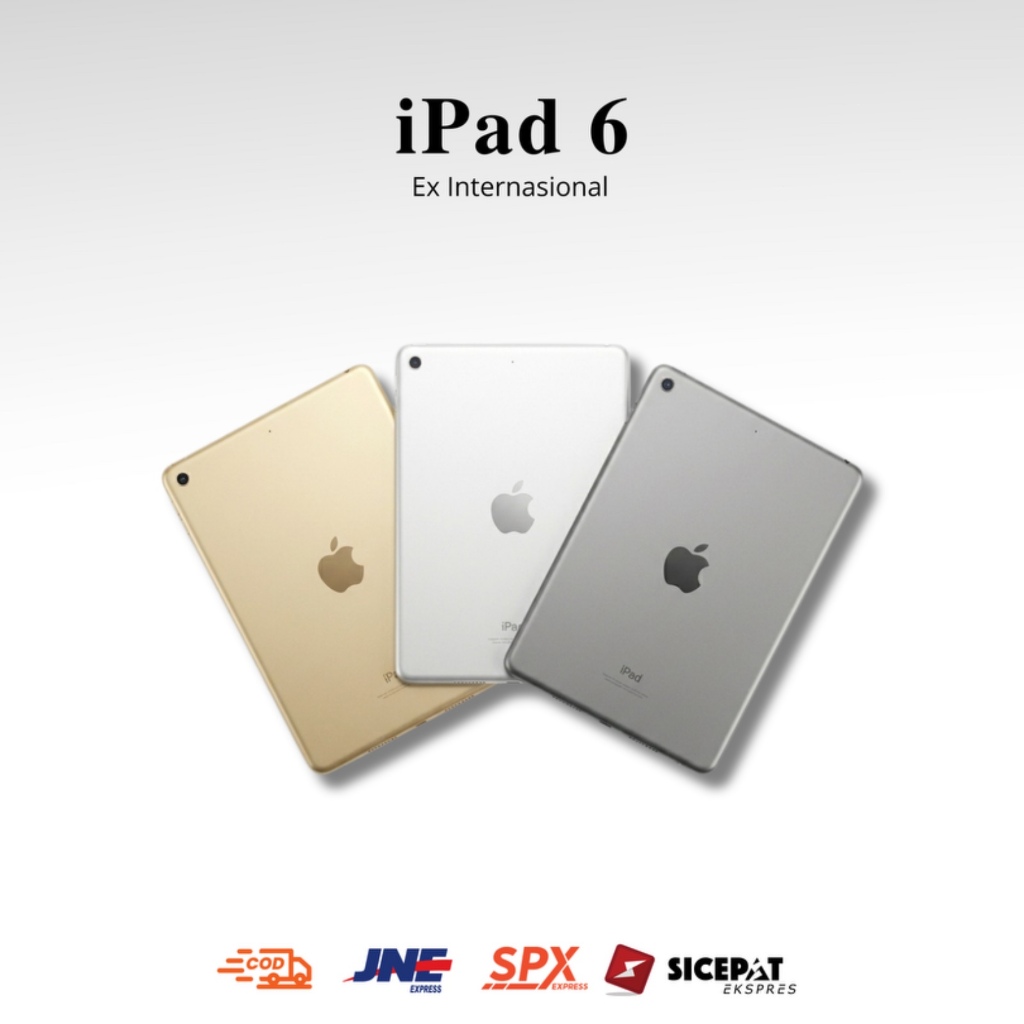 COD Ipad Apple iPad 6 128GB 32GB Wifi Only Gen 6th Second Original