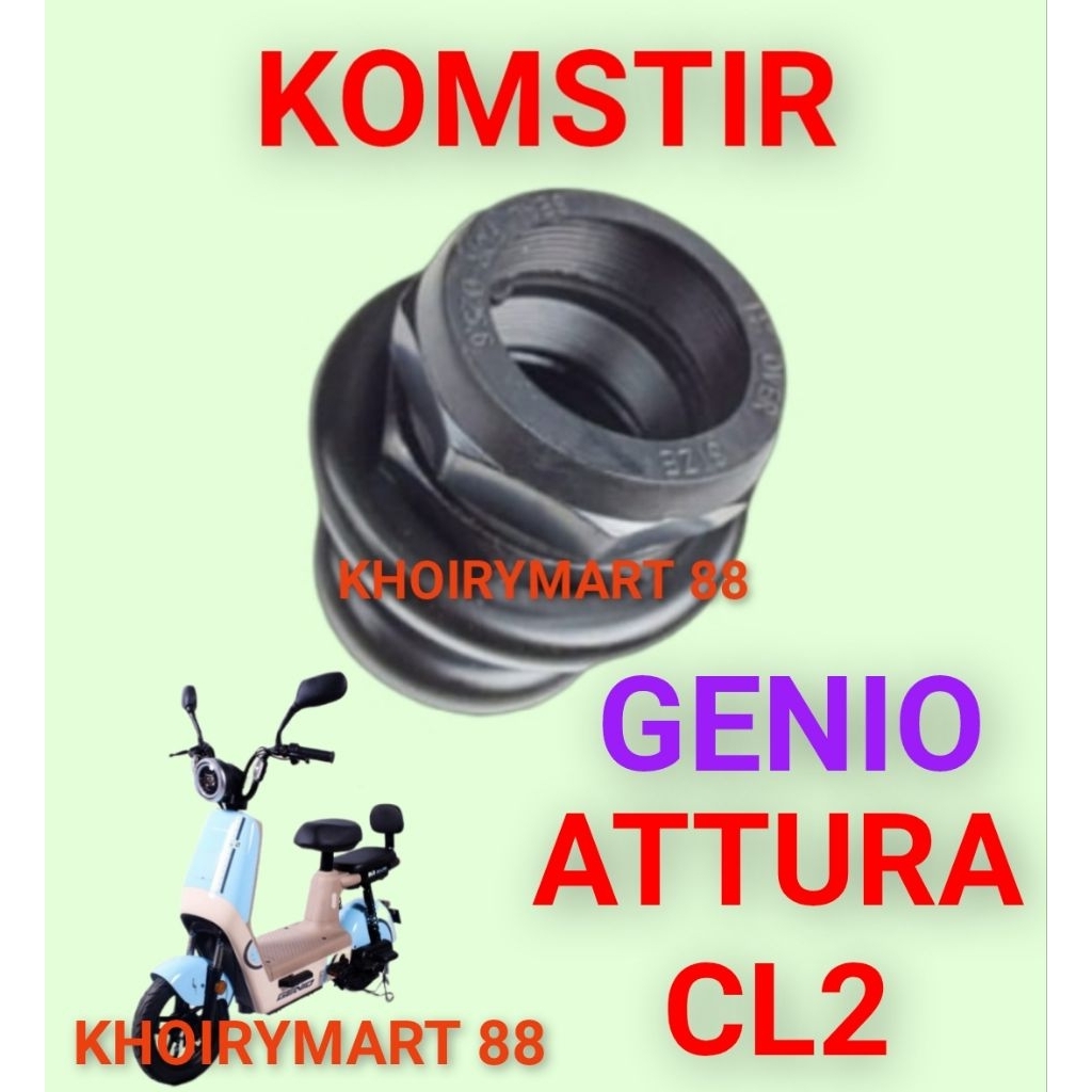 komstir genio attura cl2 kones headset komfork sepeda listrik genio attura cl2