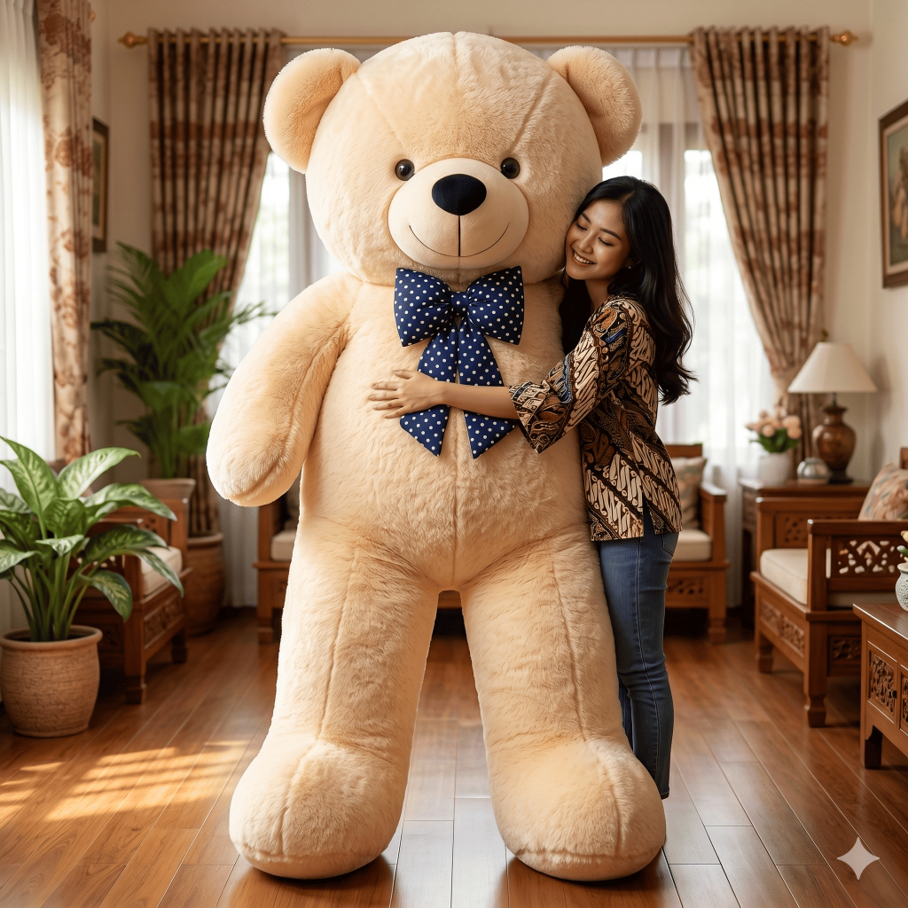 Boneka Jumbo 2 Meter SNI Boneka Beruang Teddy Bear Besar.