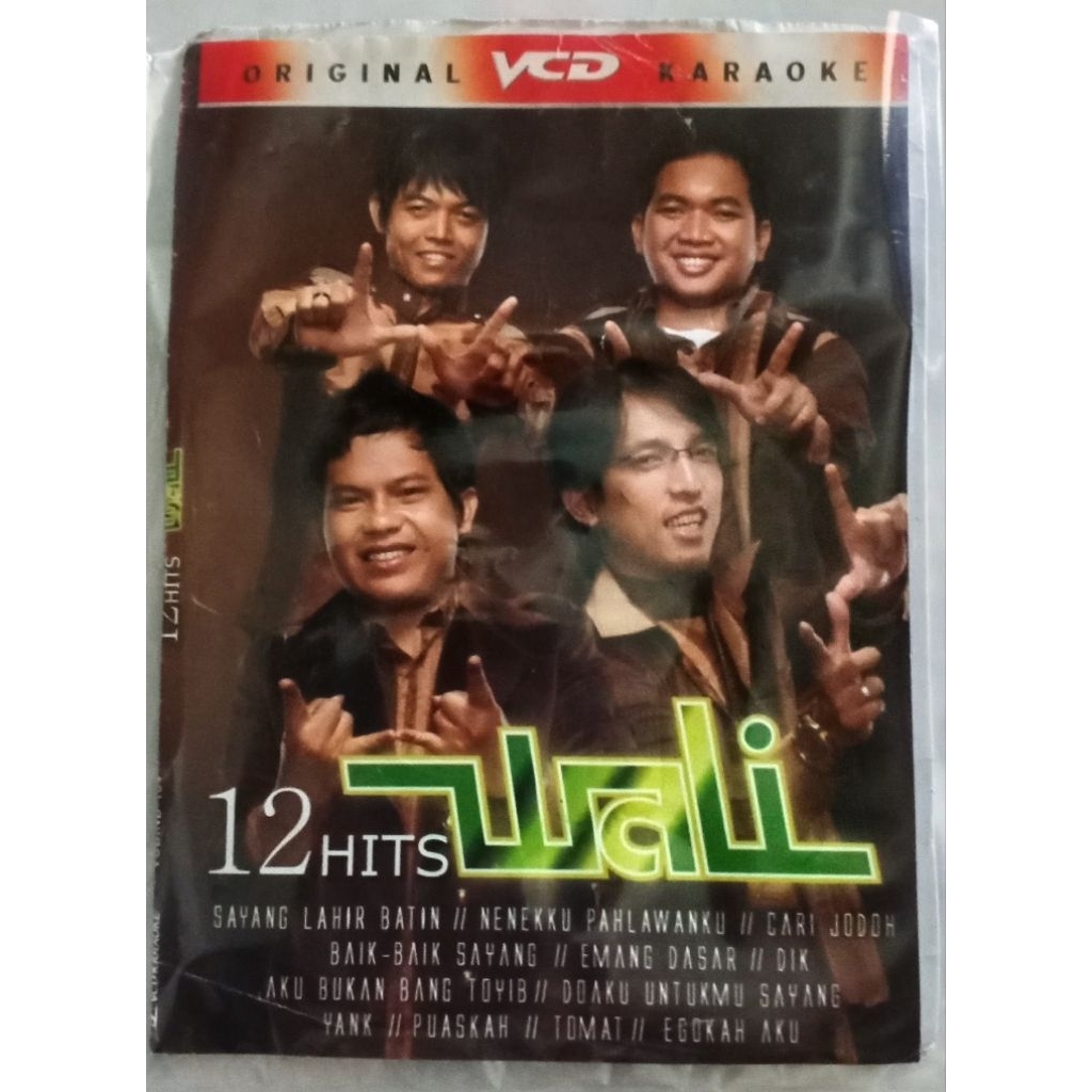 VCD ORIGINAL KARAOKE 12 HITS WALI