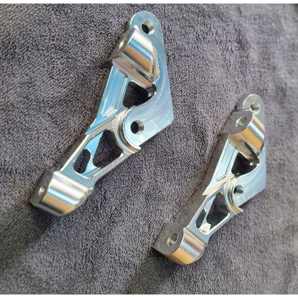 braket kaliper twin brembo almunium cnc rx king old rx king new pitch 100