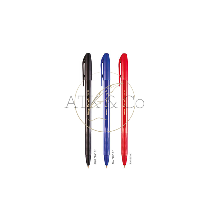 Pulpen Piccolo Semi Gel Ink Zebra 0.7mm - Pulpen Zebra Piccolo 0,7