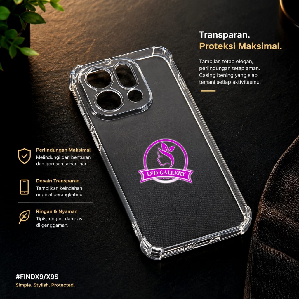 Oppo Find X9 Ultra Oppo Find X9S Oppo Find X9 Oppo Find X9 Pro Softcase Airbag Anticrack Shockproof 