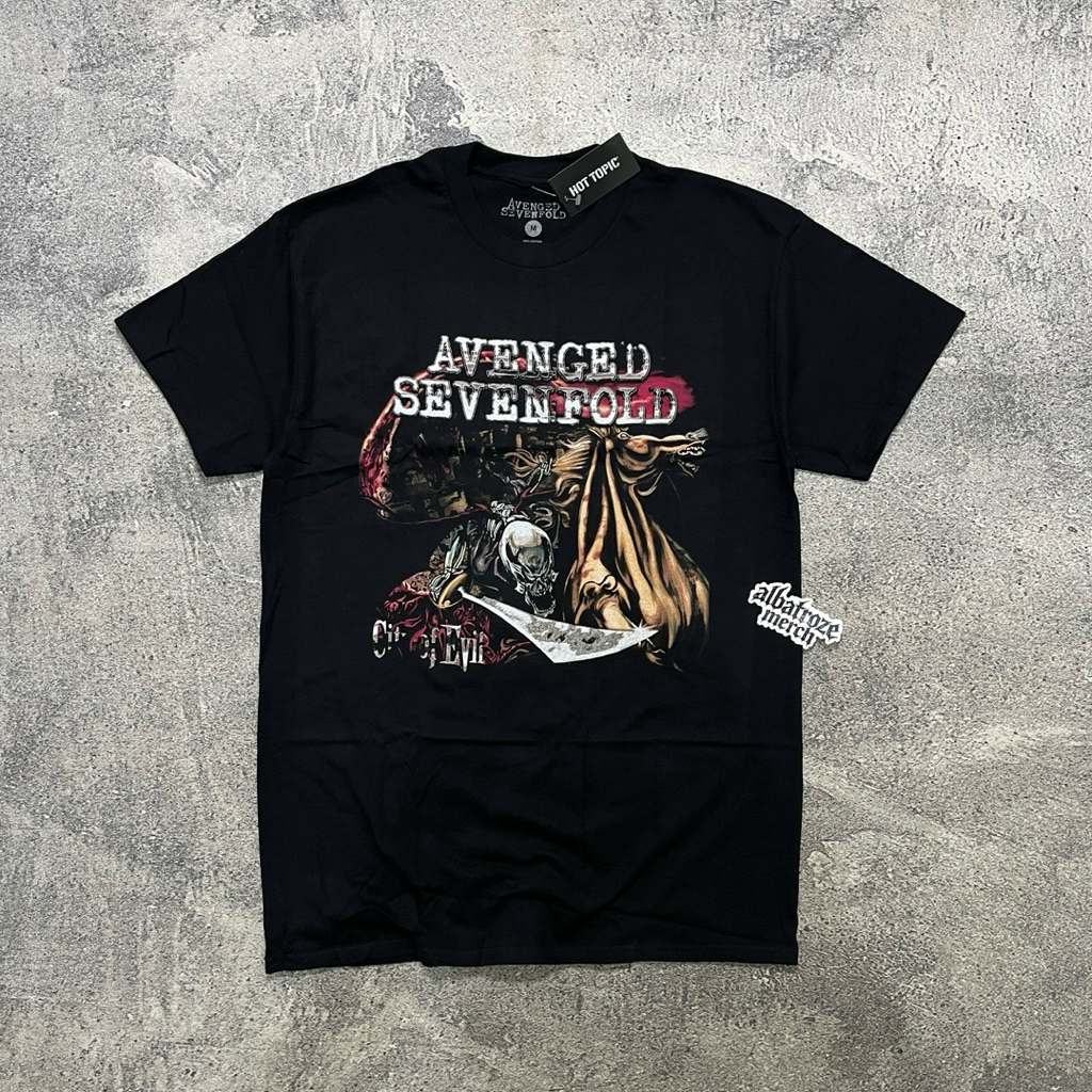 T-SHIRT / KAOS BAND OFFICIAL AVENGED SEVENFOLD - CITY OF EVIL