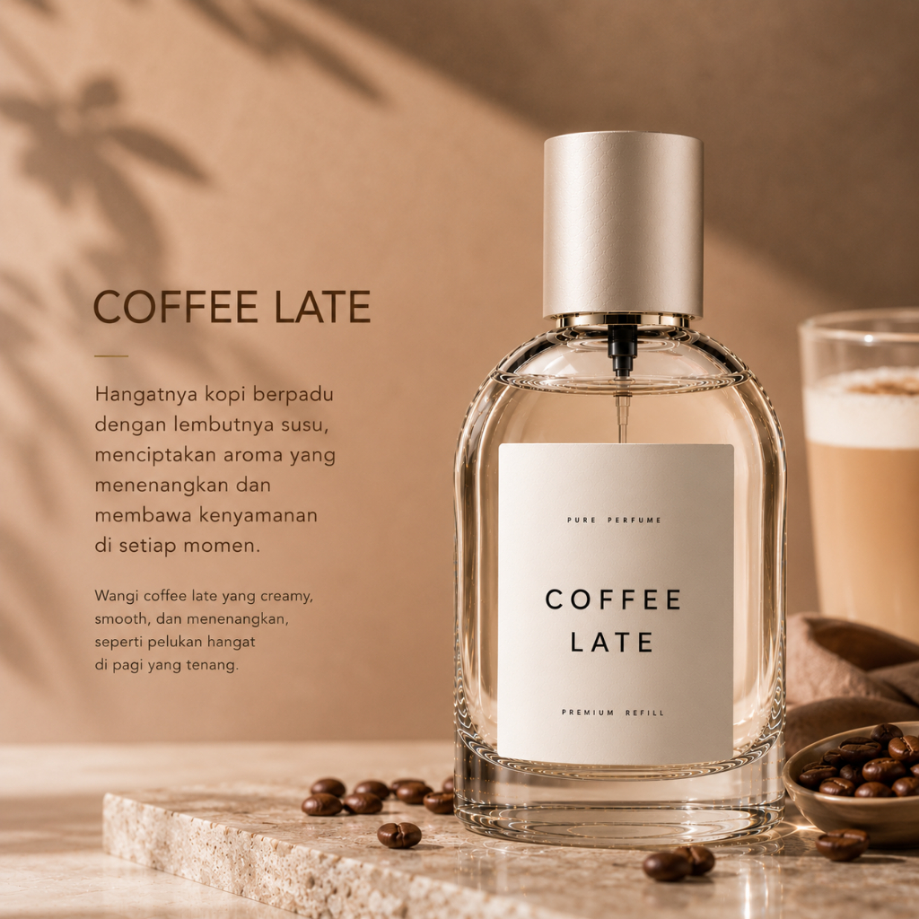 PURE PERFUME Coffee Latte | Creamy Coffee Vanilla Bliss