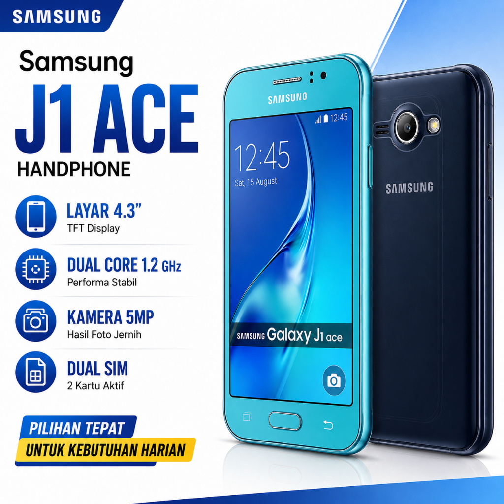 HP Samsung J1 Ace 4G Second Normal Siap Pakai HP Murah Android Samsung Original