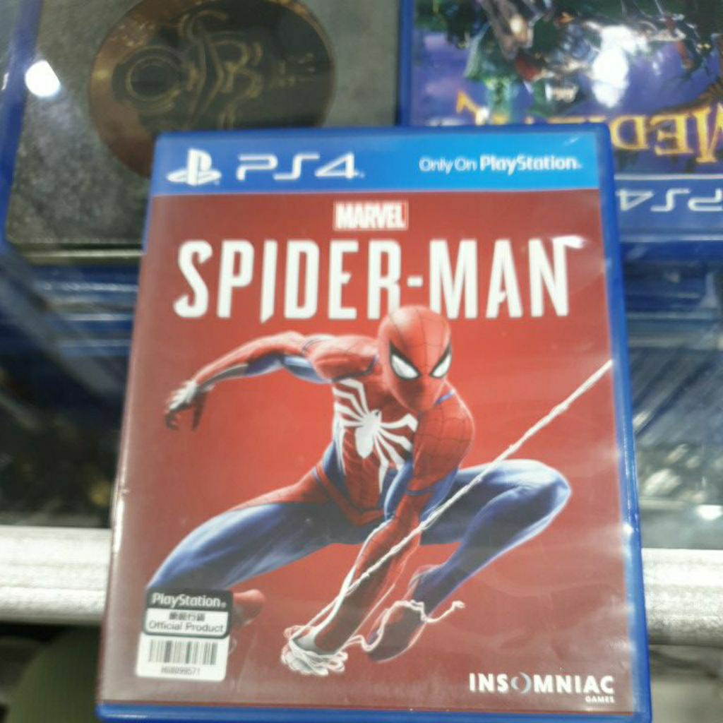 kaset ps4 secon judul spiderman