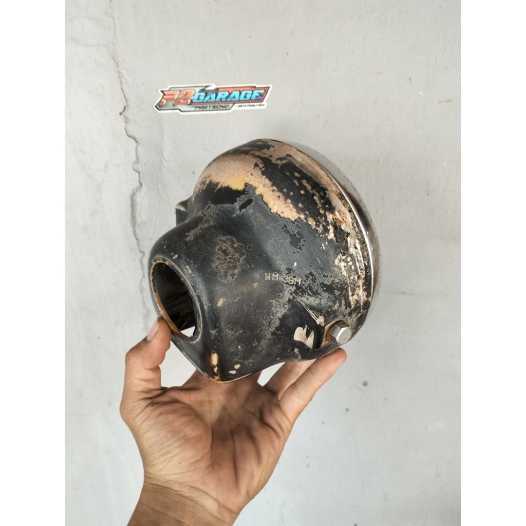 Batok lampu gl100 gl125 platina 79/80 original copotan