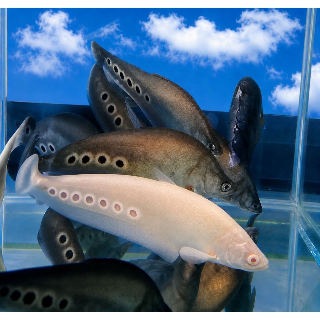 Hiasan aquarium belida bangkok|Albino 13±