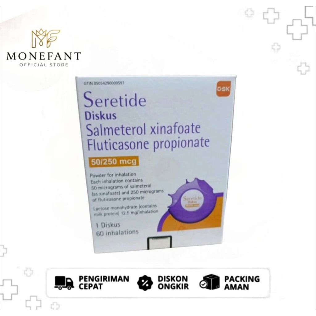 SERETIDE DISKUS 50 250 ORIGINAL BOX
