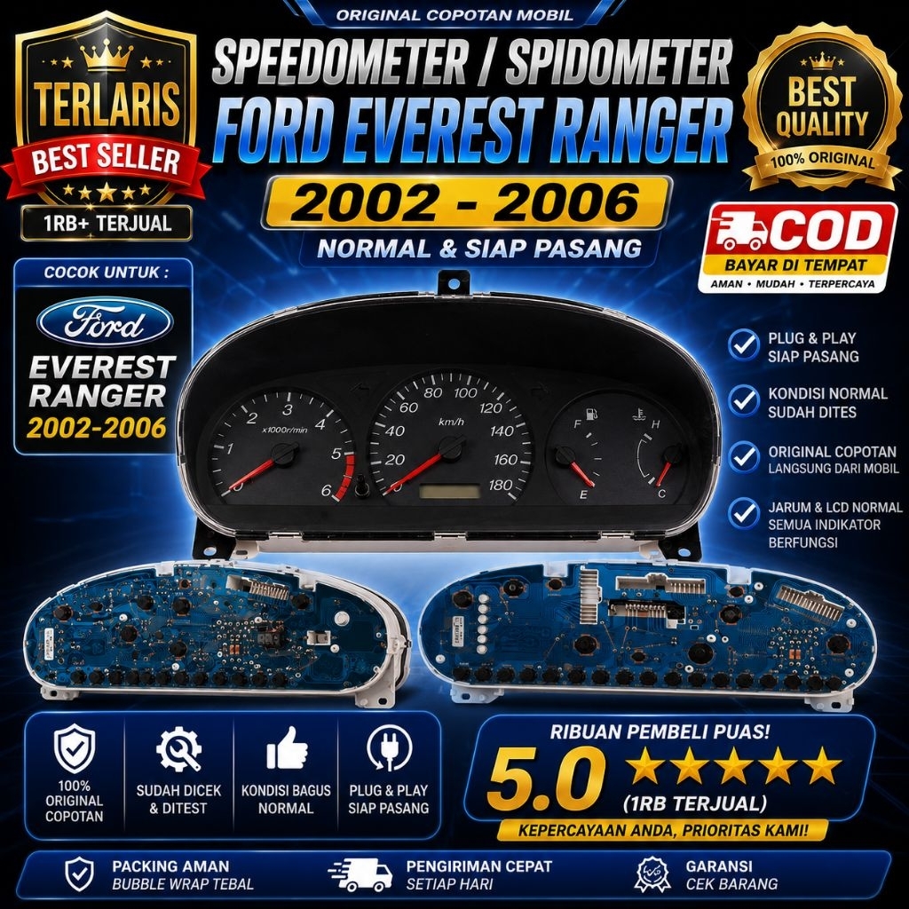 Speedometer Ford Everest Ranger 2002 - 2006