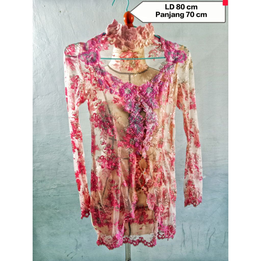 kebaya Brokat ukuran Kecil PL (untuk anak TK atau SD)