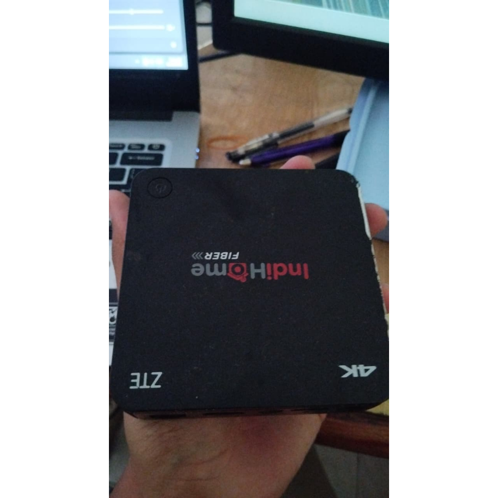 ZTE IndiHome Fiber 4K Android TV Box Bekas Original