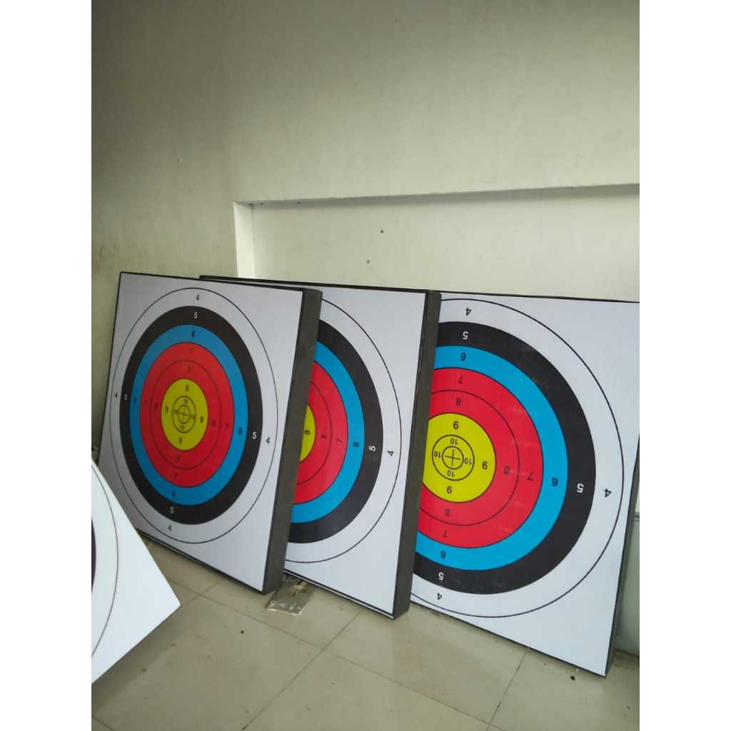 Bantalan panahan 100x100 tebal 5cm Target Sasaran Panahan Target Panahanshoot