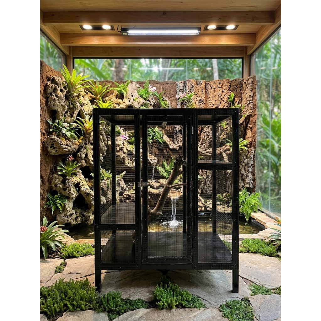 Kandang aviary minimalis aesthetic