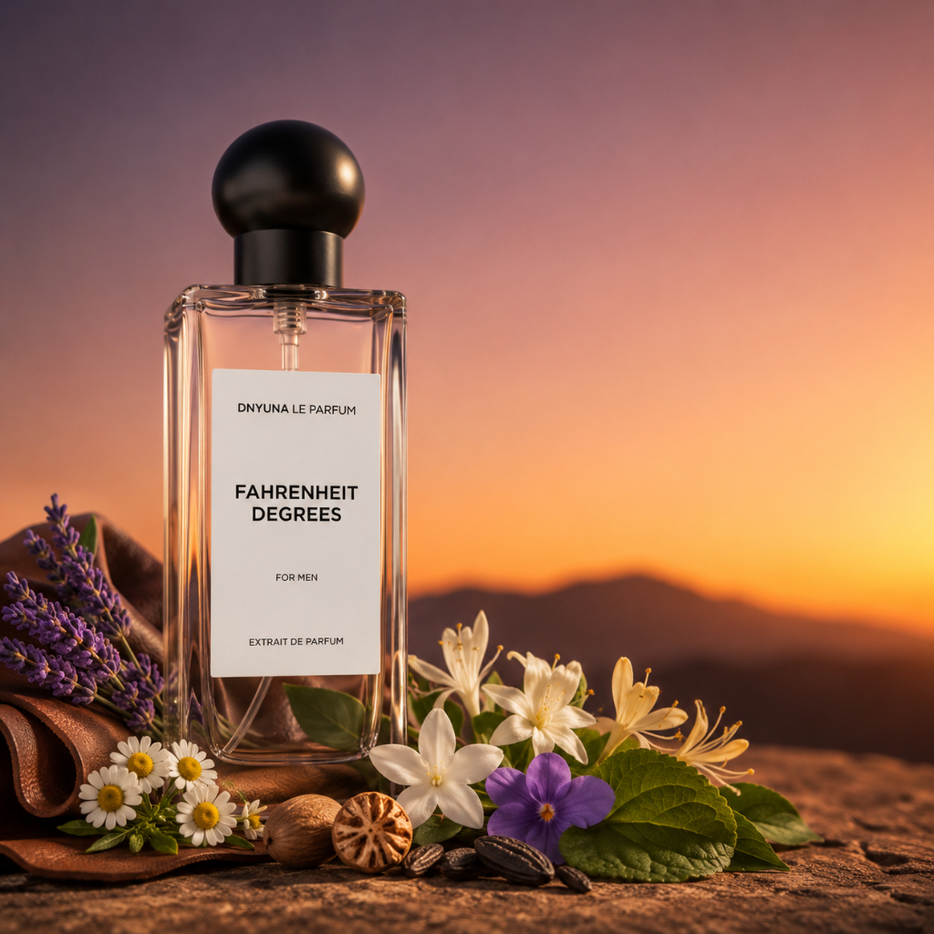 Dnyuna Le Parfum Fahrenheit Degres Parfum Refill Pria Tahan Lama Woody Leather Aromatic Luxury Serie
