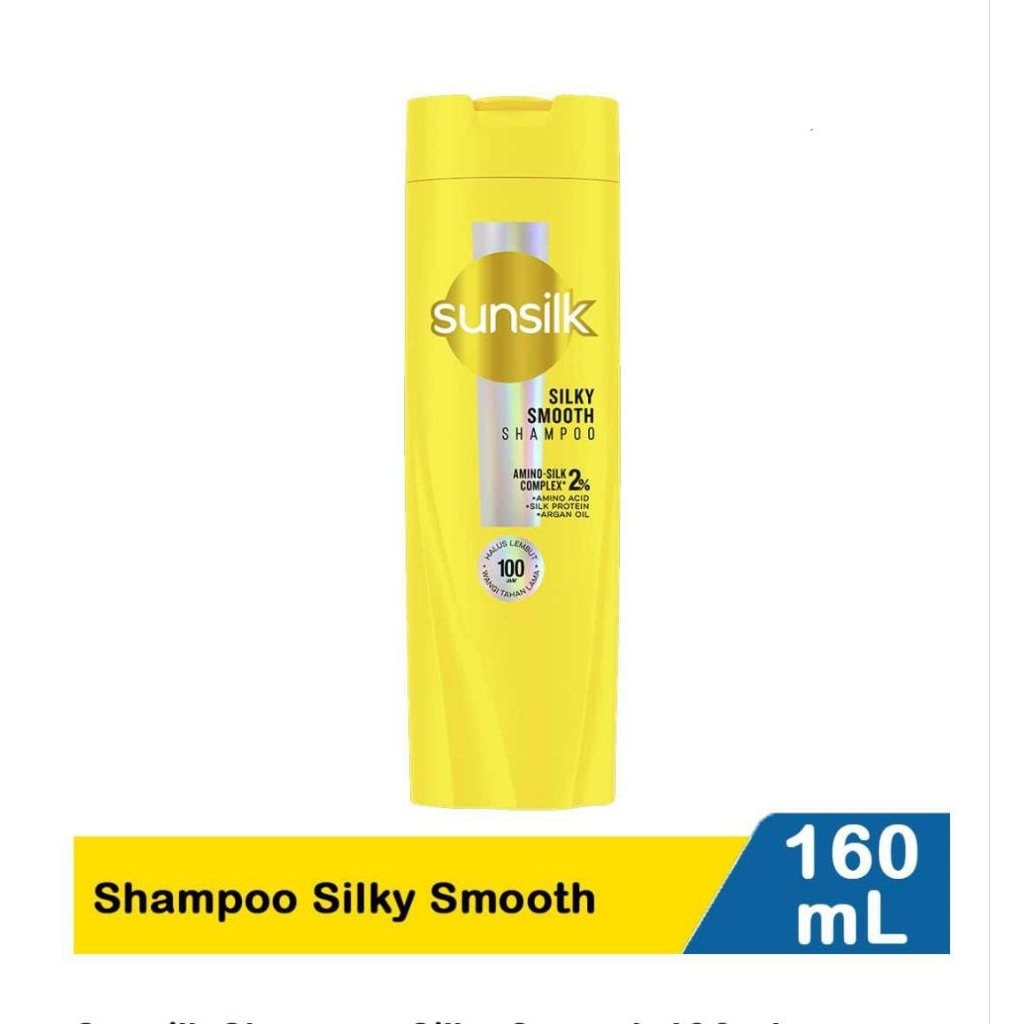 Sunsilk Shampoo Silky Smooth 160ml / Sunsilk Shampoo Glossy Black 160ml