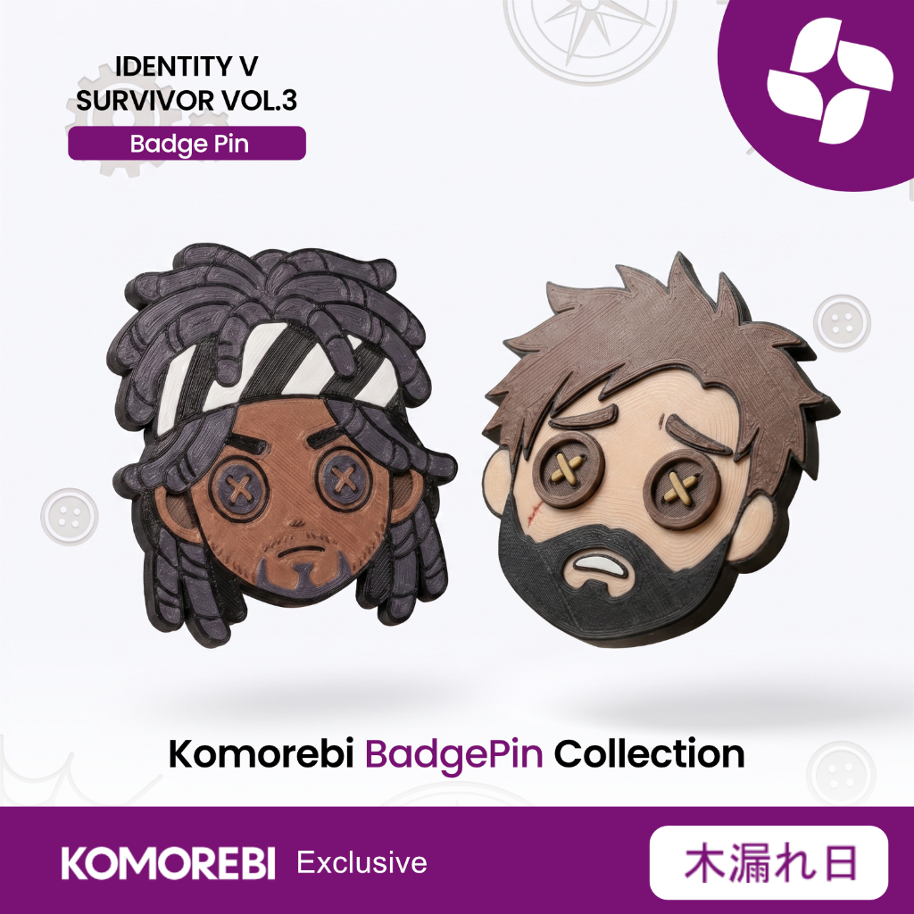 Badge Pin Identity V Explorer Forward Bros Tas Ransel Kado Unik Merchandise Game Horor Exclusive#KO1