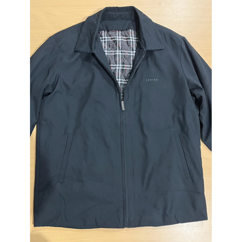 work jaket india nn inner tartan L-XL hitam