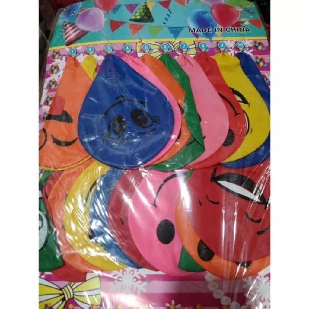 20 pcs balon jumbo 36 inch - balon jumbo smile 36 inch isi 20 pcs - balon smile /balon jumbo / balon