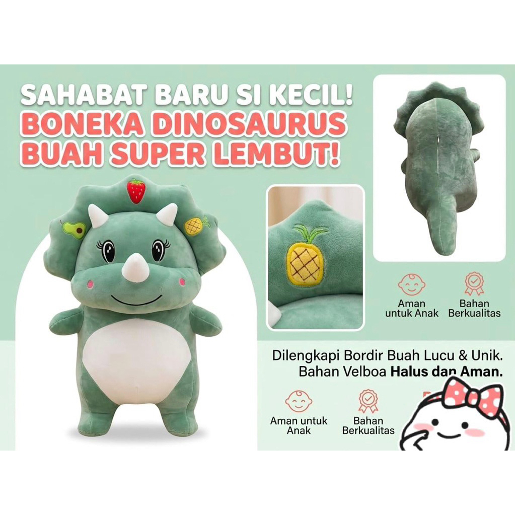 Boneka Dino lucu