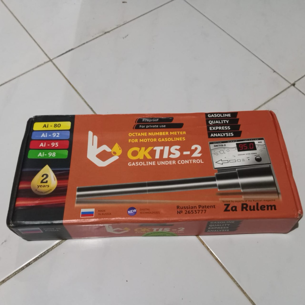 Alat Uji Octane Number Portable Oktis-2 Untuk Bahan Bakar Murah